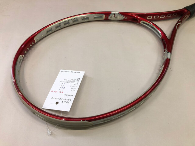 【中古ラケット】プリンス Ｏ３スピードポートレッド