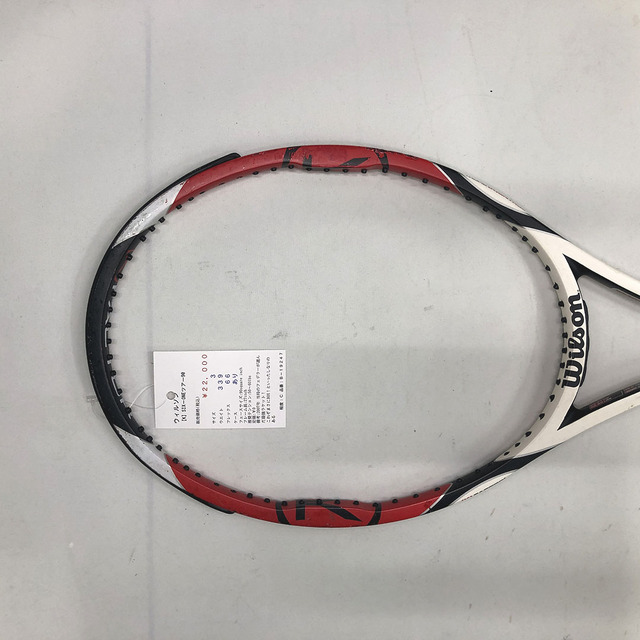中古ラケット】ウィルソン 【K】SIX−ONEツアー90