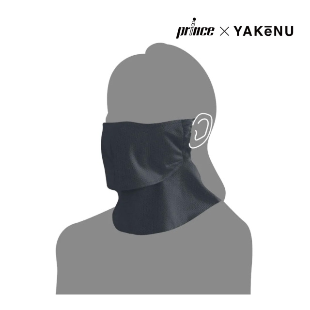 【ポスト投函対応】Prince×YAKeNU ICE DRY フェイスマスク PO667165 2024SS ブラック UVカット プリンス