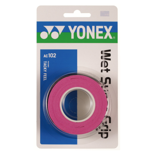 YONEX　ウェットスーパーグリップ (3本入)　AC102