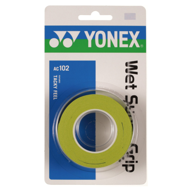 YONEX　ウェットスーパーグリップ (3本入)　AC102