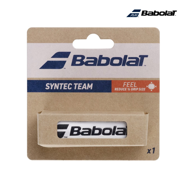 Babolat　Syntec Team　ホワイト　670065-wh　リプレイスメントグリップ　1本入り