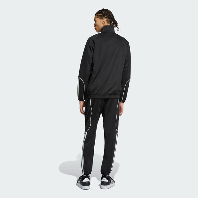 アディダス スリーストライプス トラックスーツ メンズ 25FW ブラック JJN1817
