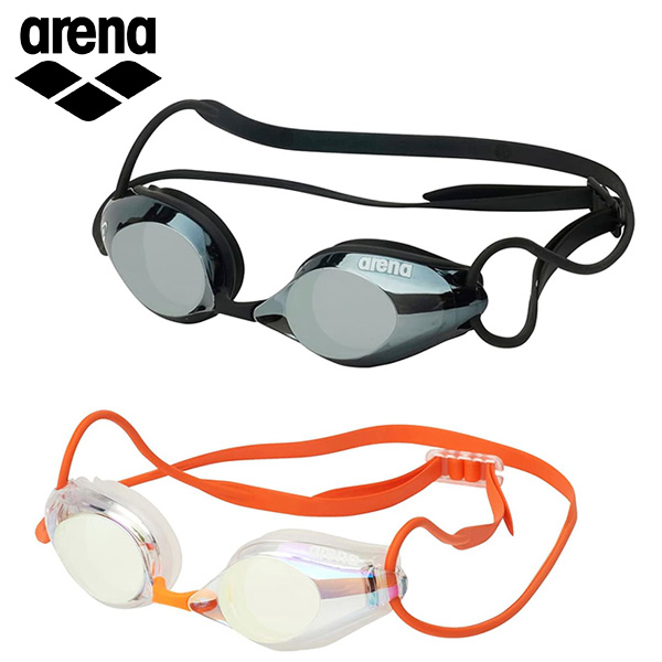 アリーナ スプラッシュ レーシングゴーグル（ミラーレンズ  リノンくもり止め FINA承認）ユニセックス 26SS (AGL-510M)