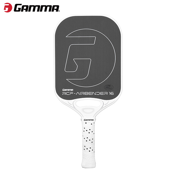 GAMMA ピックルボールパドル RCF AIRBENDER 16 送料無料 PICKLEBALL PADDLE ガンマ エアベンダー BLACK 黒 ブラック 16mm 試合 ゲーム