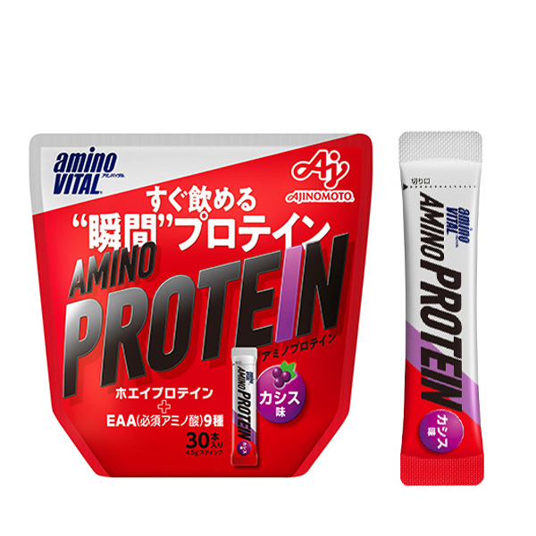 味の素】アミノバイタル アミノプロテイン カシス味 4.5g×30本