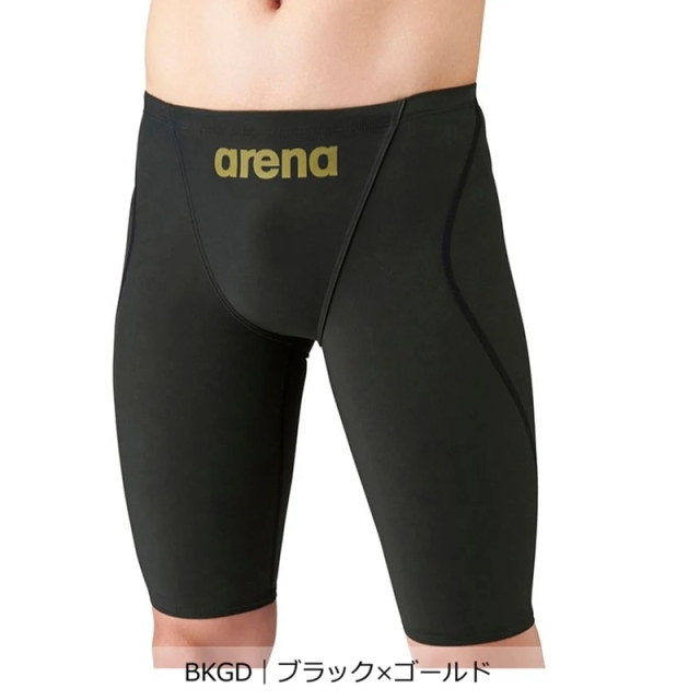 アリーナ 競泳水着 アクアフォースフュージョントライ ハーフスパッツ メンズ ブラック ネイビー
