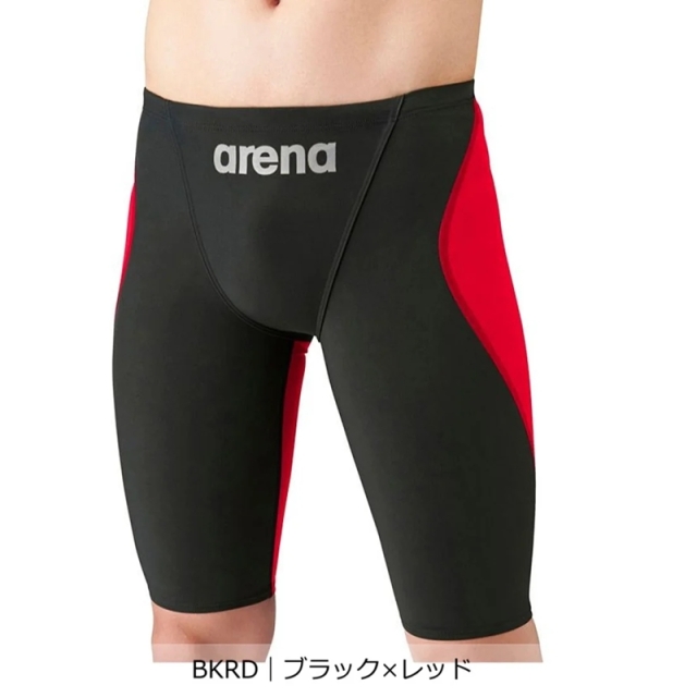 アリーナ 競泳水着 アクアフォースフュージョントライ ハーフスパッツ メンズ ブラック ネイビー