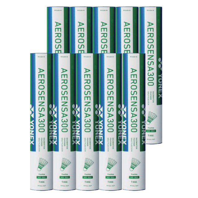 ヨネックス エアロセンサ300 YONEX AS-300 10本120球入 バドミントン シャトル