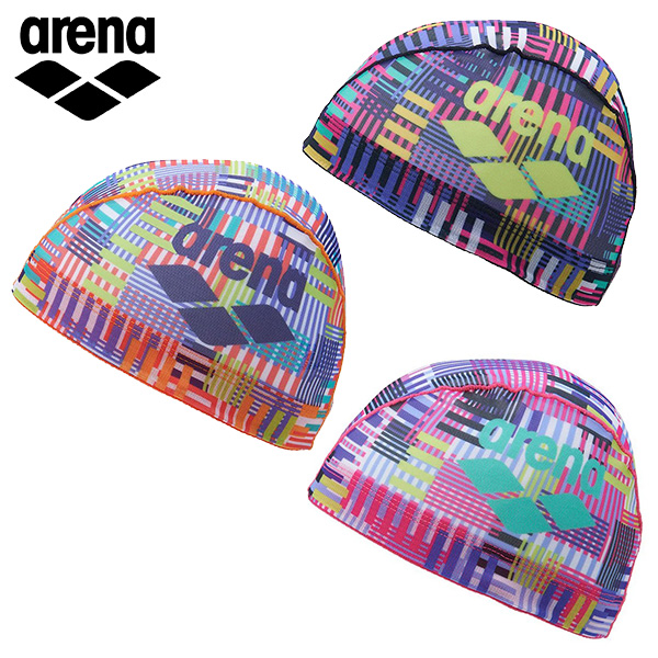 アリーナ メッシュキャップ｜公式大会使用不可 ユニセックス 25FW MLサイズ 水泳帽 arena (AS5FSC50U)  