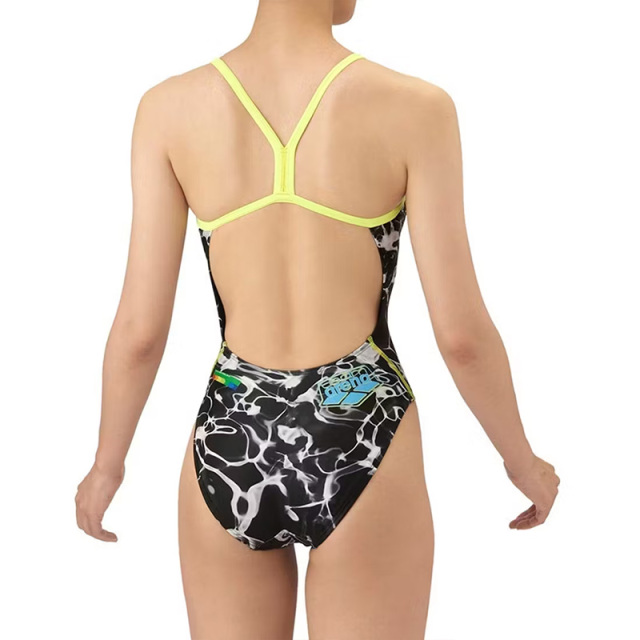 arena スポーツ用ワンピース水着 ブラック/マルチカラー arena スポーツ用ワンピース水着 ブラック/マルチカラー arena