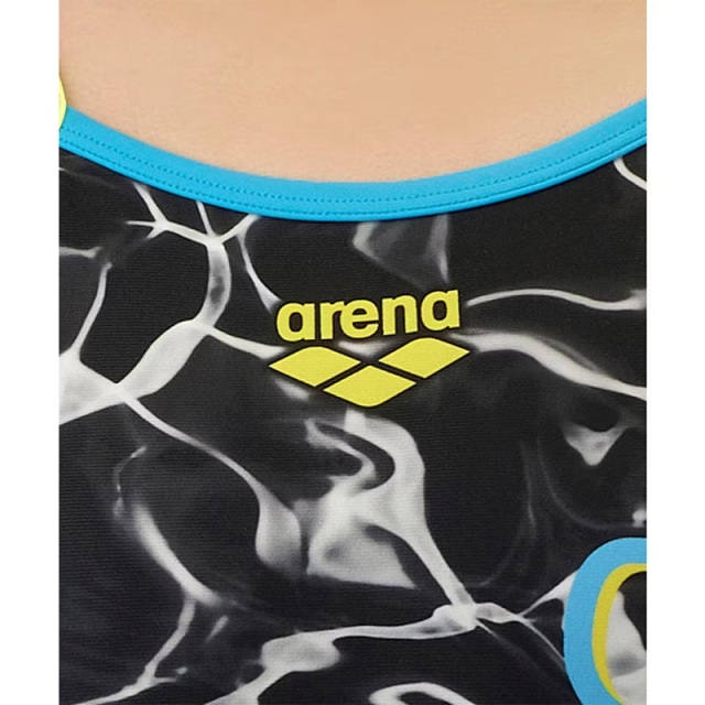 アリーナ 【team arena｜ECOタフ】トレーニングワンピース レディース 25FW ブラック ブルー AS5FWM02L