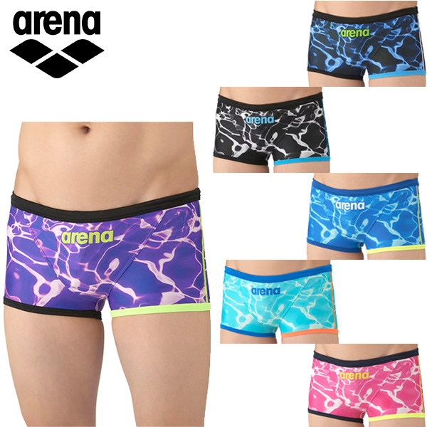 アリーナ 【team arena｜ECOタフ】トレーニング（ショートレッグ）メンズ 25FW ブラック ブルー ピンク パープル AS5FWM03M