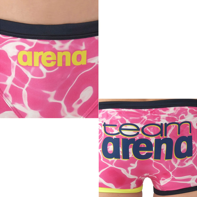 アリーナ 【team arena｜ECOタフ】トレーニング（ショートレッグ）メンズ 25FW ブラック ブルー ピンク パープル AS5FWM03M