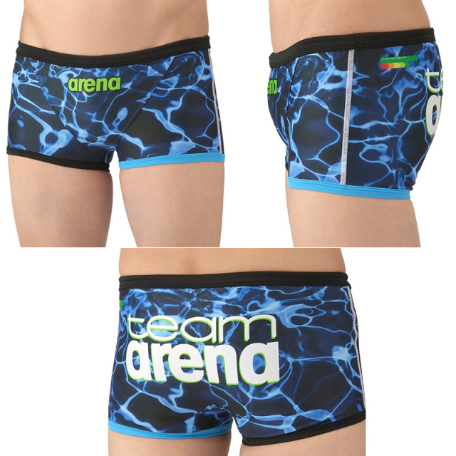 アリーナ 【team arena｜ECOタフ】トレーニング（ショートレッグ）メンズ 25FW ブラック ブルー ピンク パープル AS5FWM03M