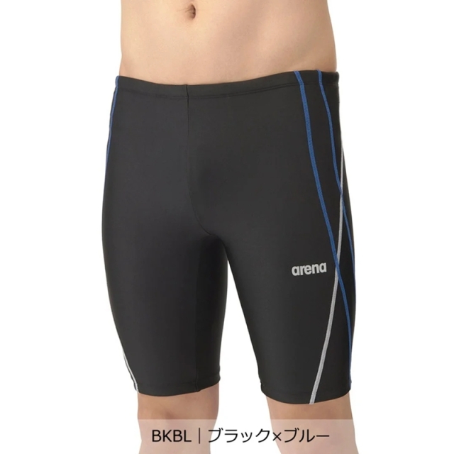 アリーナ 大きいサイズ｜フィットネススパッツ（ハーフレッグ）メンズ 26SS ブラック ネイビー AS5SWF64M