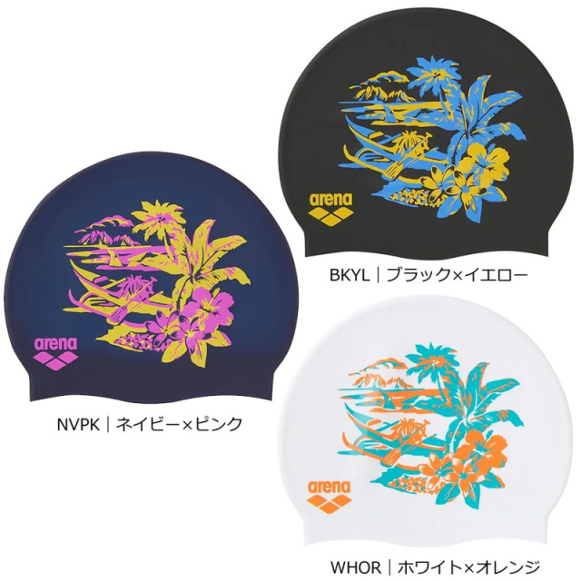 アリーナ シリコーンキャップ ユニセックス 26FW フリーサイズ 水泳帽 (AS6FSC22U) 