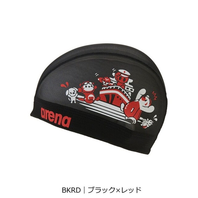 アリーナ メッシュキャップ ユニセックス 26FW M・Lサイズ 水泳帽 (AS6FSC56U)