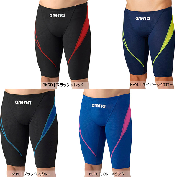 アリーナ アクアアドバンスドハーフスパッツ メンズ 26SS ブラック ネイビー AS6SRC27M