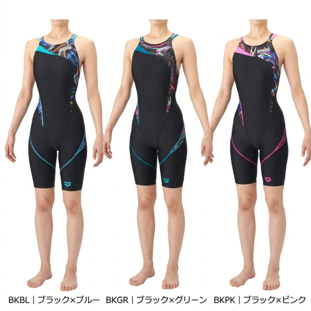 アリーナ  【競泳水着】アクアレーシングスパッツ｜公式大会可 レディース 26SS ブラック AS6SRC75L