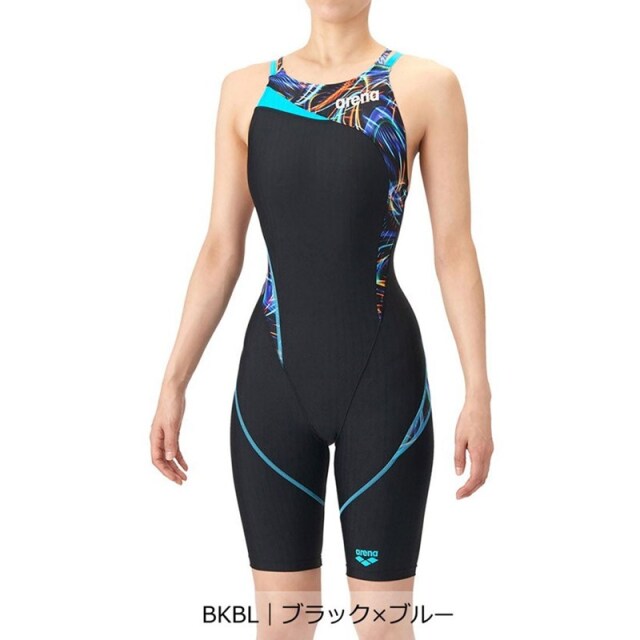 アリーナ  【競泳水着】アクアレーシングスパッツ｜公式大会可 レディース 26SS ブラック AS6SRC75L