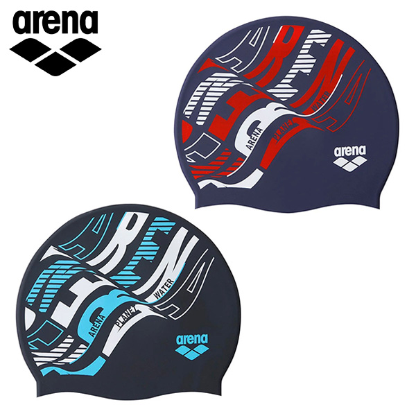 アリーナ  シリコーンキャップ 公式大会不可  ユニセックス 26SS フリーサイズ ブラック ネイビー AS6SSC23U