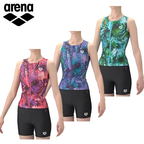 アリーナ フィットネスセパレーツ（カバーバック/ミドルレッグ/差し込みパッド）レディース 26SS AS6SWF52L