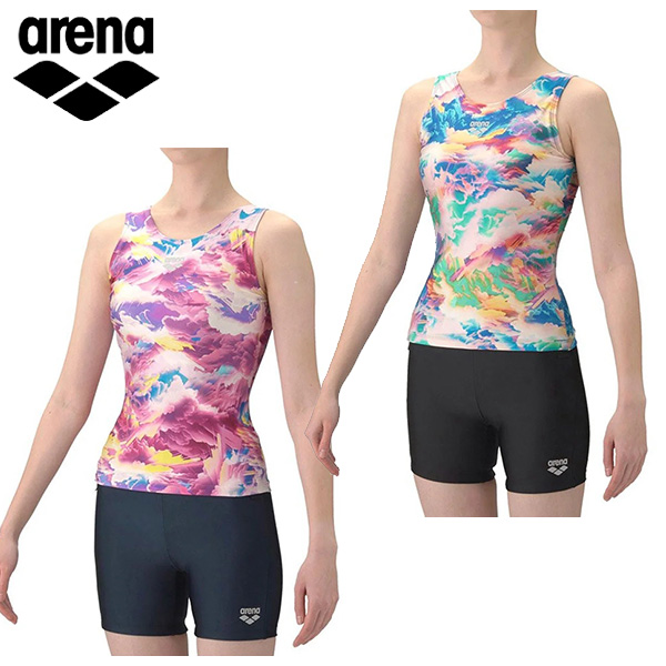 アリーナ フィットネスセパレーツ（Uバック/ミドルレッグ/差し込みパッド）レディース 26SS AS6SWF53L