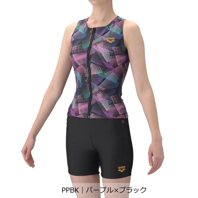 アリーナ フィットネスセパレーツ（カバーバック/ミドルレッグ/差し込みパッド）レディース 26SS AS6SWF54L