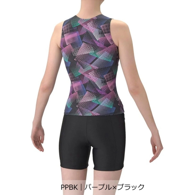 アリーナ フィットネスセパレーツ（カバーバック/ミドルレッグ/差し込みパッド）レディース 26SS AS6SWF54L
