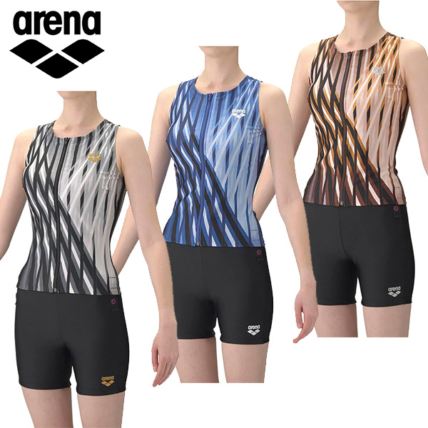 アリーナ フィットネスセパレーツ（カバーバック/ミドルレッグ/差し込みパッド）レディース 26SS AS6SWF55L