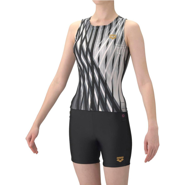 アリーナ フィットネスセパレーツ（カバーバック/ミドルレッグ/差し込みパッド）レディース 26SS AS6SWF55L