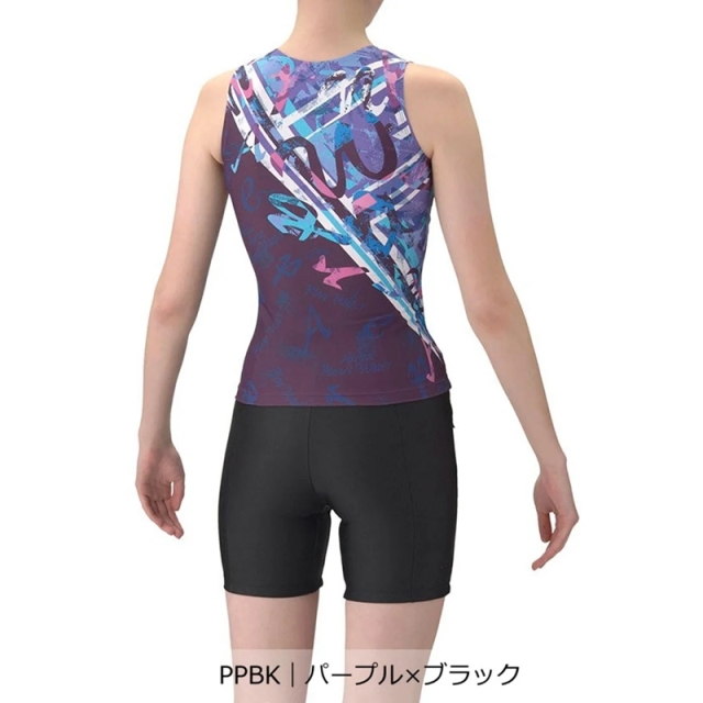 アリーナ フィットネスセパレーツ（カバーバック/ミドルレッグ/差し込みパッド）レディース 26SS AS6SWF58L