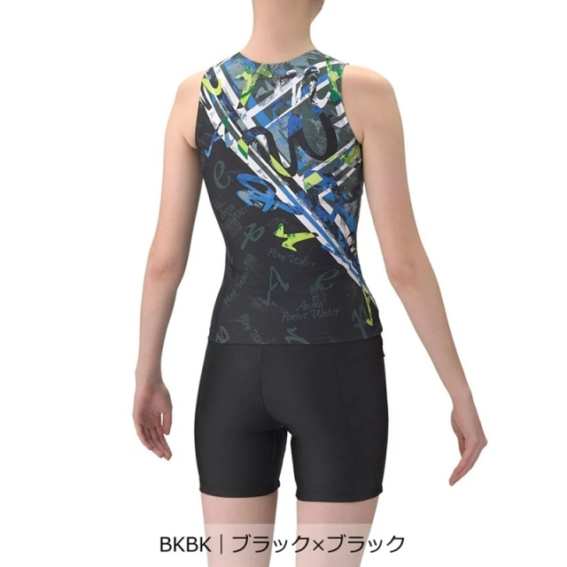 アリーナ フィットネスセパレーツ（カバーバック/ミドルレッグ/差し込みパッド）レディース 26SS AS6SWF58L
