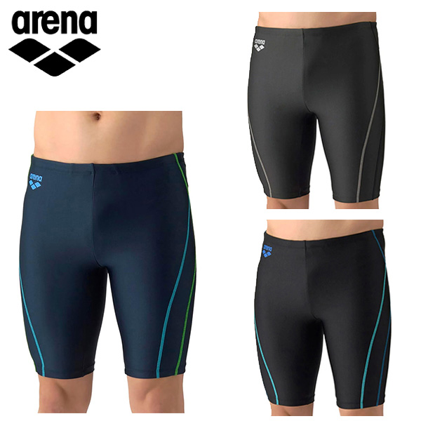 アリーナ フィットネススパッツ (ハーフレッグ/インナー付き) メンズ 26SS ブラック グレー ネイビー AS6SWF66M
