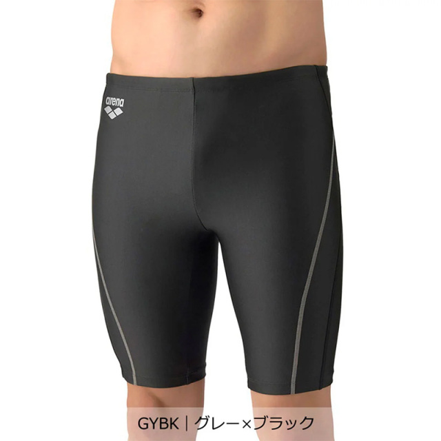 アリーナ フィットネススパッツ (ハーフレッグ/インナー付き) メンズ 26SS ブラック グレー ネイビー AS6SWF66M