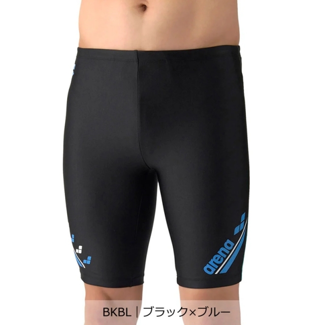 アリーナ フィットネススパッツ (ハーフレッグ/インナー付き) メンズ 26SS ブラック AS6SWF67M