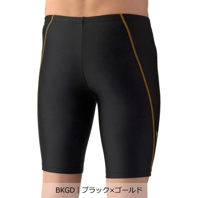 アリーナ 大きいサイズ フィットネススパッツ (ハーフレッグ/インナー付き) メンズ 26SS ブラック AS6SWF68M