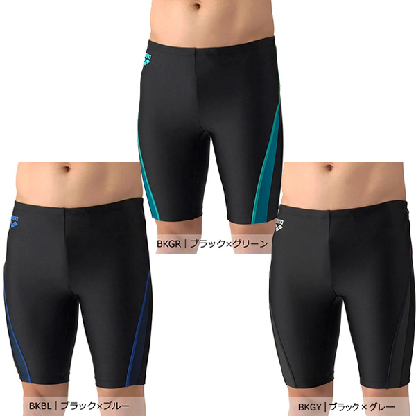 アリーナ フィットネススパッツ（布帛スパッツ/インナー付き）メンズ 26SS ブラック AS6SWF69M