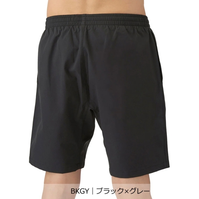 アリーナ フィットネススパッツ (ハーフレッグ/インナー付き) メンズ 26SS ブラック AS6SWF70M