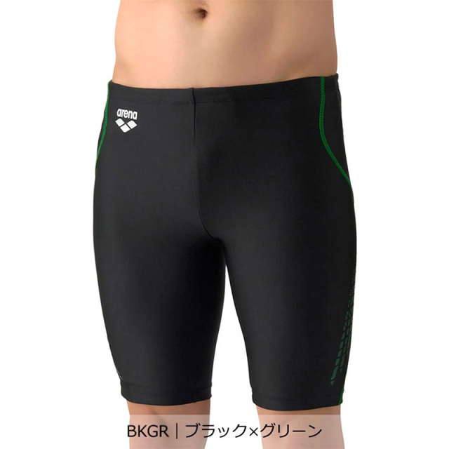 アリーナ フィットネススパッツ (ハーフレッグ/インナー付き) メンズ 26SS ブラック ネイビーAS6SWF72M 