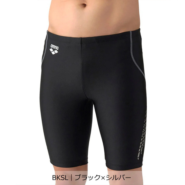 アリーナ フィットネススパッツ (ハーフレッグ/インナー付き) メンズ 26SS ブラック ネイビーAS6SWF72M 