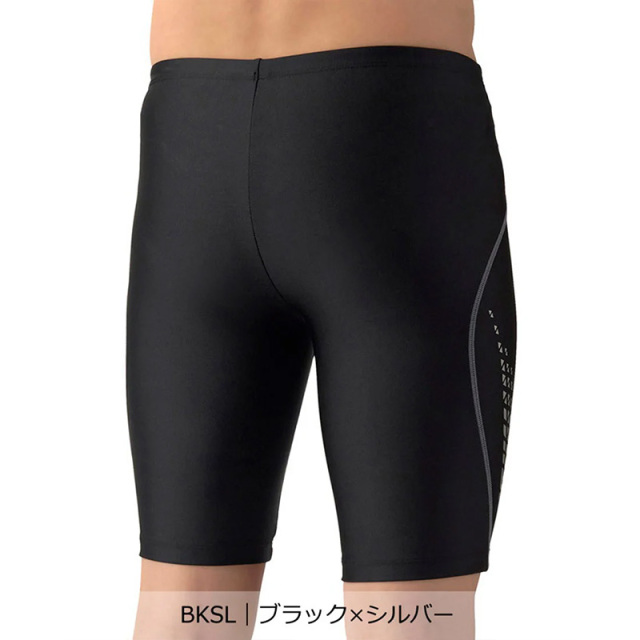 アリーナ フィットネススパッツ (ハーフレッグ/インナー付き) メンズ 26SS ブラック ネイビーAS6SWF72M 