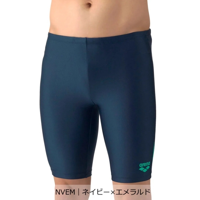 アリーナ フィットネススパッツ（ハーフレッグ/インナー付き）メンズ 26SS ブラック ネイビー AS6SWF73M