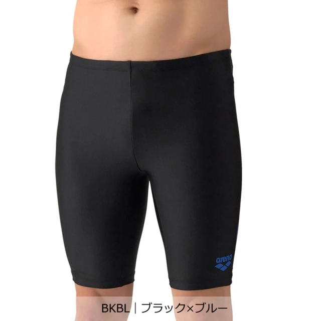 アリーナ フィットネススパッツ（ハーフレッグ/インナー付き）メンズ 26SS ブラック ネイビー AS6SWF73M