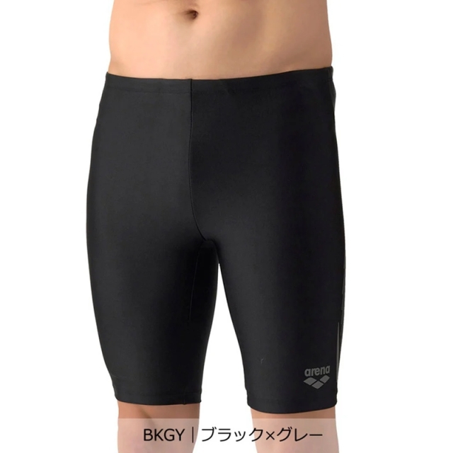 アリーナ フィットネススパッツ（ハーフレッグ/インナー付き）メンズ 26SS ブラック ネイビー AS6SWF73M