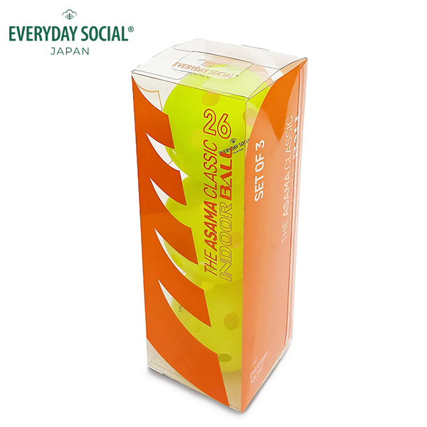 EVERYDAY SOCIAL ピックルボール THE ASAMA CLASSIC 屋内用ボール 26hole 3個入 