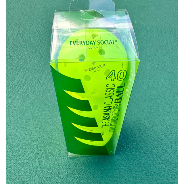EVERYDAY SOCIAL ピックルボール THE ASAMA CLASSIC 屋外用ボール 40hole 3個入