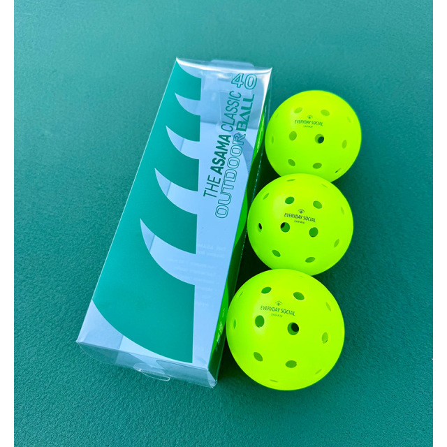 EVERYDAY SOCIAL ピックルボール THE ASAMA CLASSIC 屋外用ボール 40hole 3個入