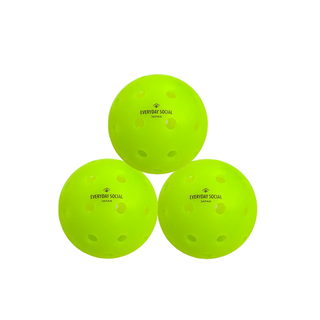 EVERYDAY SOCIAL ピックルボール THE ASAMA CLASSIC 屋外用ボール 40hole 3個入